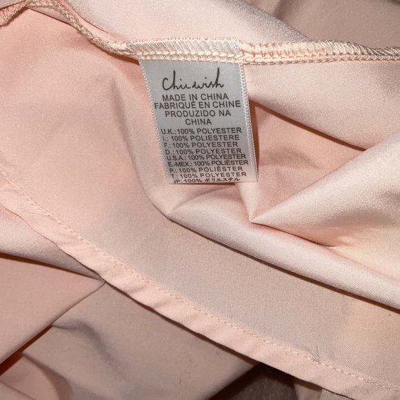 Chicwish Nude Pink Layered Tulle Skirt - Picture 8 of 8